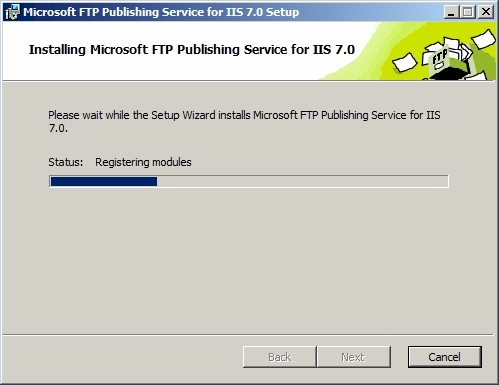FTP7 설치 마법사 : Installing Microsoft FTP Publishing Service for IIS 7.0