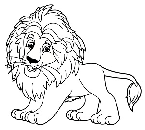 Vision Analyze Lion Drawing